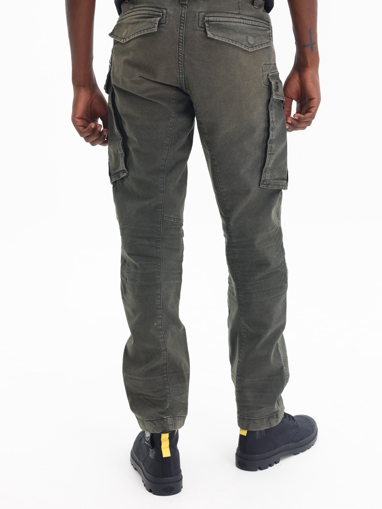 G Star Cargo Pants Zip 3D Regular Tapered Green
